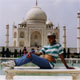 At the Taj Mahal